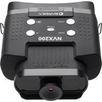 BARSKA NVX Night Vision NVX200 Infrared Illuminator Digital Binoculars, Black - BQ12996