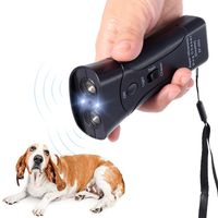 Handheld Dog Repellent & Trainer, Bark Stopper with LED Flashlight,Ultrasonic Infrared Dog Deterrent for Safety,Outdoor,Walking, Dog Trainer 100% Pet & Human Safe