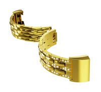 Kendd Band Compatible Fitbit Charge 2 - Synthetic Jewelry Bracelet Adjustable Watch Band Compatible Fitbit Charge 2 Fitness Tracker.Silver,Gold,Rose Gold,Black