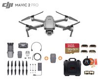 Mavic 2 Pro with Extra Battery, Ultimate Bundle, Smartree Waterproof Hard Case, 4-Filter Set (CPL ND8 ND16 ND32), 128 GB Extreme MicroSD, Landing Pad, and More