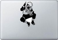 Naruto Shippuden - Kakashi Hatake Sitting Vinyl Laptop Sticker 3.5in x 5.5in