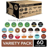 Keurig Coffee Lovers' Collection, Single-Serve Coffee K-Cup Pods, Variety, 60 Count