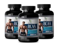 pre Workout Weight Loss - BCAA 3000 MG PRE & Post Workout Recovery - Premium Quality - Amino acids bcaa Bodybuilding - 3 Bottles 360 Tablets
