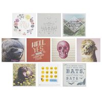 Hallmark Studio Ink Birthday Cards (10 Cards with Envelopes)