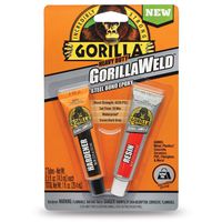 Gorilla Heavy Duty GorillaWeld Steel Bond 2-Part Epoxy, (Pack of 1)