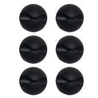 Cable Clips | Cord Organizer | Cable Management | Wire Holder System | 6 Pack Adhesive Cord Hooks