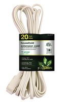 GoGreen Power GG-24720 16/2 20' Household Extension Cord - White
