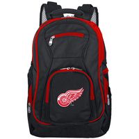 NHL Detroit Red Wings Colored Trim Premium Laptop Backpack