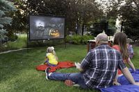 Camp Chef Outdoor Entertainment Gear Outdoor Big Screen 92" Lite Portable Movie Screen