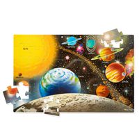 Melissa & Doug Solar System Floor Puzzle (Floor Puzzles, Easy-Clean Surface, 48 Pieces, 36" L x 24" W, Great Gift for Girls and Boys - Best for 3, 4, 5, and 6 Year Olds)
