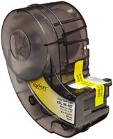 Brady XSL-96-427 Idxpert 0.75" Height, 1" Width, B-427 Self-Laminating Vinyl, Black On White And Translucent Color Label (250 Per Cartridge)