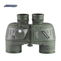 Aomekie Marine Military Binoculars 7X50 Waterproof Fogproof Compact for Adults Kids with Rangefinder Compass BAK4 Prism FMC Lens for Floating Birdwatching Boating and Hunting with Carry Bag and Strap