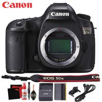 Canon EOS 5DS DSLR Camera (Body Only) International Version - 50 Megapixel - HD Video - Battery - Canon Neck Strap - Starter Accessory Bundle