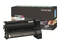 Lexmark C7720MX Magenta Extra High Yield Return Program Toner Cartridge