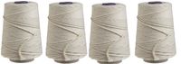 Regency Natural Cooking Twine 1/2 Cone 100% Cotton 500ft, 4 Pack