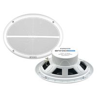 Enrock Marine EM692W White 2-Way 6x9" Inch Weather Resistant Full Range Speakers 250 Watts Peak (Pair)