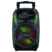 SuperSonic Tailgate Bluetooth Speaker 8-Inch, Black (IQ-4408DJBT)