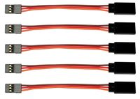 Apex RC Products 3" / 75mm JR Style Servo Extension - 5 Pack 1002