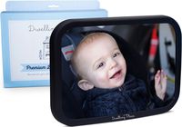 Baby Car Mirror for Rear Facing Car Seat - Shatterproof, Adjustable for Headrest