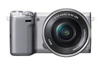 Sony NEX-5TL/S Mirrorless Digital Camera with 16-50mm Power Zoom Lens (Silver)