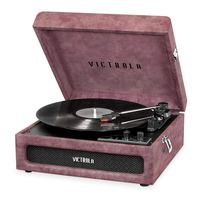 Victrola 3-in-1 Bluetooth Suitcase Record Player with 3-Speed Turntable