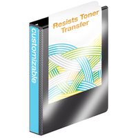 Wilson Jones Ultra Duty Round Ring View Binder with Extra Durable Hinge, 1 Inch, Customizable, Black (W87900PP2)