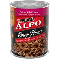 Purina ALPO Wet Dog Food, Chop House Prime Rib Flavor - (12) 13.2 oz. Cans