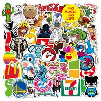 Minelife 100 Pcs Lovely Cartoon Sticker Decal, Kids Waterproof Vinyl Sticker for Laptop Water Bottle Travel Case Computer Wall Skateboard Motorcycle Phone Bicycle Luggage Guitar & Bike