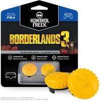 KontrolFreek Borderlands 3 Claptrap Performance Thumbsticks for PlayStation 4 (PS4) | 2 Mid-Rise Convex Thumbsticks | Yellow