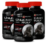 Oat Straw Powder - Unleash Your Wolf - Size UP - libido Support (3 Bottles)