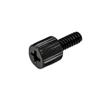 StarTech.com 6-32, 5/16in Long Black Metal Computer Case Thumbscrew - Pkg of 50