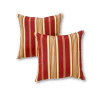 Greendale Home Fashions 17 in. Outdoor Accent Pillow (set of 2), Roma Stripe