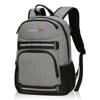 Veevanpro Cooler Backpack Insulated Backpack Cooler Lightweight Skateboard Backpack Leakproof Soft Cooler Bag 25 Cans, Grey