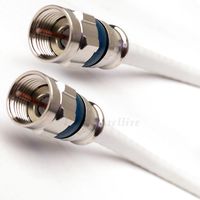 6ft PLENUM RG6 COAXIAL CABLE 3Ghz 75 Ohm UL ETL BELDEN PPC PLENUM COMPRESSION CONNECTOR CERTIFIED ANTI-STATIC NON-TOXIC SMOKELESS COMMERCIAL RATED CABLE Assembled in USA by PHAT SATELLITE INTL