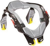 Leatt STX Road Neck Brace (Black/Grey/Yellow, Large/X-Large)