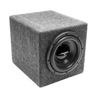 Skar Audio Single 8" 300W Dual 2 Ohm Loaded Sealed Subwoofer Enclosure | IX-1X8D2