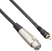 Hosa XRF-120 XLR3F to RCA Unbalanced Interconnect Cable, 20 feet