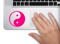 Ying Yang Symbol Decal Funny Laptop Skin Macbook Trackpad Keypad Sticker Window