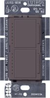 Lutron Maestro Dual Dimmer Switch for Incandescent and Halogen Bulbs, 300-Watt, Single-Pole, MA-L3L3-PL, Plum