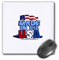 3dRose LLC 8 x 8 x 0.25 Inches Made in The USA Mouse Pad (mp_16655_1)