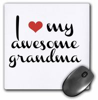 I love my awesome grandma - Mouse Pad, 8 by 8 inches (mp_202785_1)
