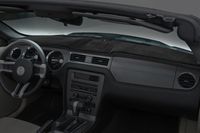 Coverking Custom Fit Dashboard Cover for Select Toyota Tundra Models - Velour (Black)