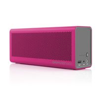 BRAVEN 805 Portable Wireless Bluetooth Speaker [18 Hour Playtime] Built-in 4400 mAh Power Bank Charger - Magenta/Gray