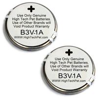 High Tech Pet Single Electronic Collar Battery for Model MS-4 and MS-5, 2-Count