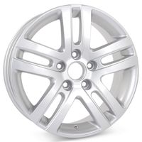 New 16" Alloy Replacement Wheel for Volkswagen Jetta VW 2005 2006 2007 2008 2009 2010 2011 2012 2013 2014 2015 2016 2017 Silver Rim 69812