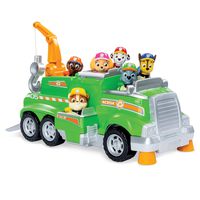 Paw Patrol, Rocky's Total Team Rescue Recycling Truck with 6 Pups, for Kids Aged 3 & Up