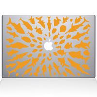 The Decal Guru Think Different MacBook Decal Vinyl Sticker - 13" MacBook Air - Yellow (0147-MAC-13A-SY)