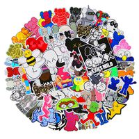 Meet Holiday KAWS Theme Stickers Waterproof Vinyl Scrapbook Stickers Car Motorcycle Bicycle Luggage Decal 65 PCS Laptop Stickers (KAWS)