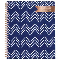 AT-A-GLANCE 2018-2019 Academic Year Weekly & Monthly Planner, Medium, 6-7/8 x 8-3/4, Carousel Chevron (1112C-805A)