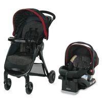 Graco FastAction SE Travel System | Includes FastAction SE Stroller and SnugRide 30 LX Infant Car Seat, Hilt